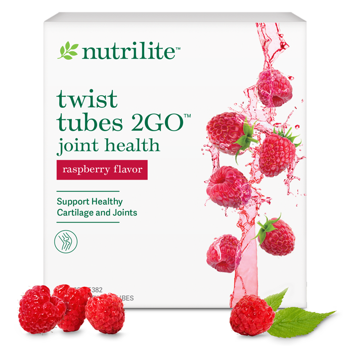 Amway Nutrilite™ Twist Tubes 2GO™ Joint Health – Raspberry NEW