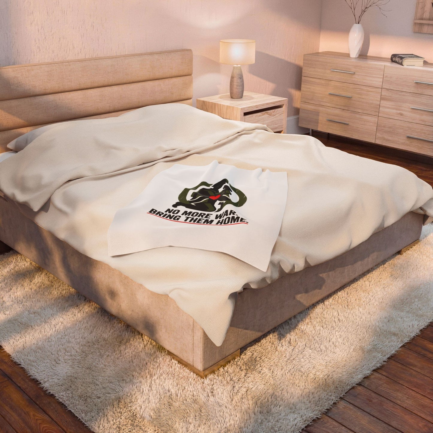 No More War, Bring Them Home Blanket | anti-war, peace