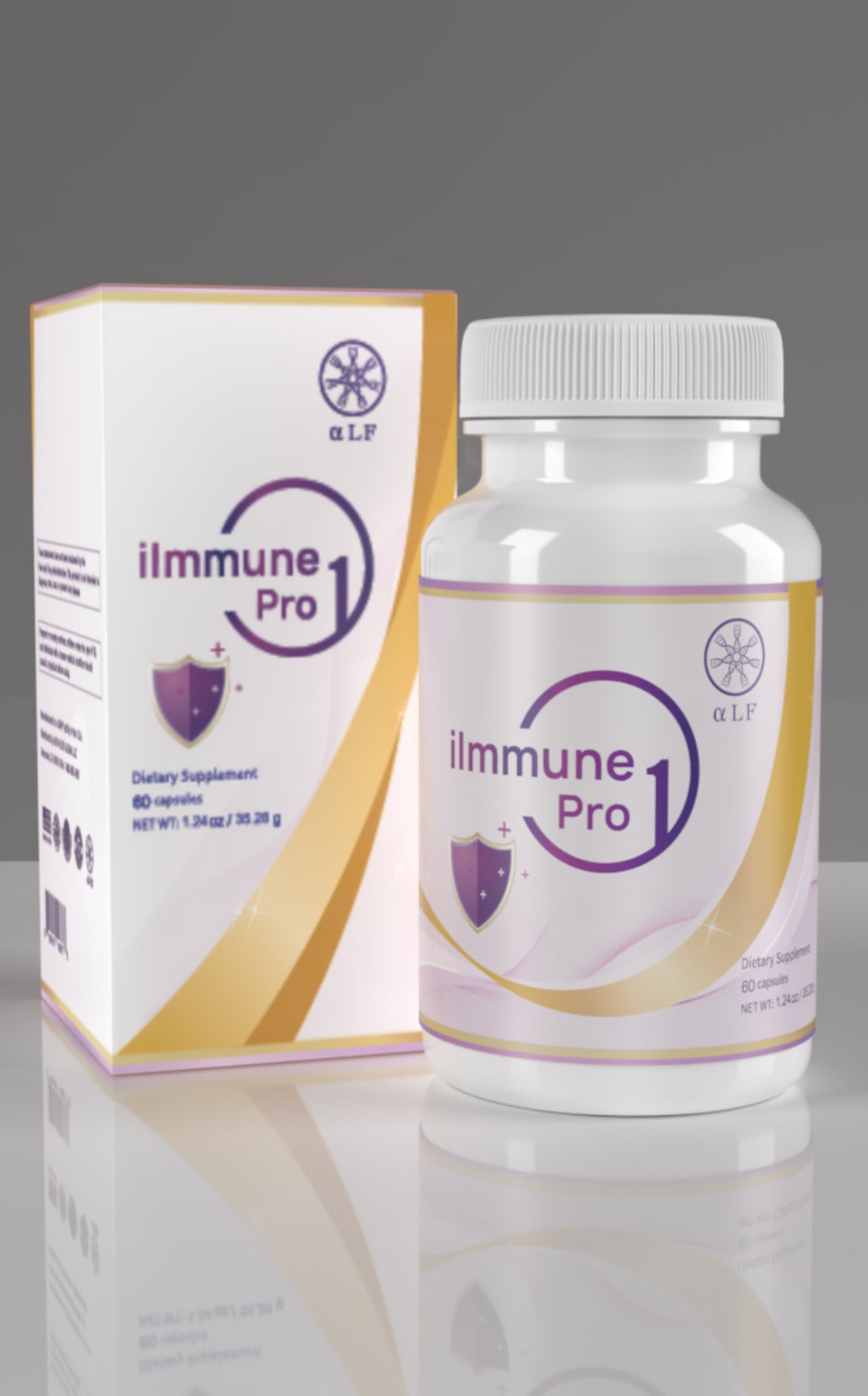 8 Bottles iHealth iImmune Pro No.1 Enhanced Immune Defense 60 Capsules ea