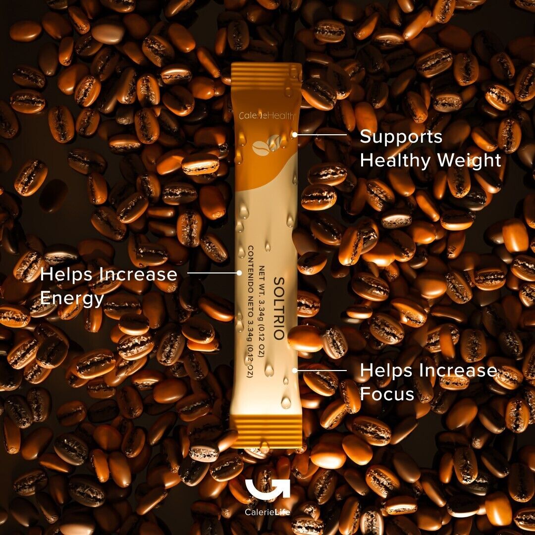 Calerie Health SolTrio Coffee Instant Delicious Energy Mental Focus 100g NEW