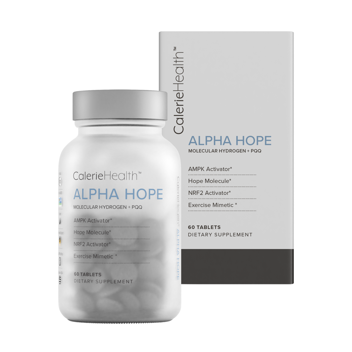 2 Packs Calerie Health Alpha Hope Micro-Nano Molecular Bubble Detox 60 Tablets NEW