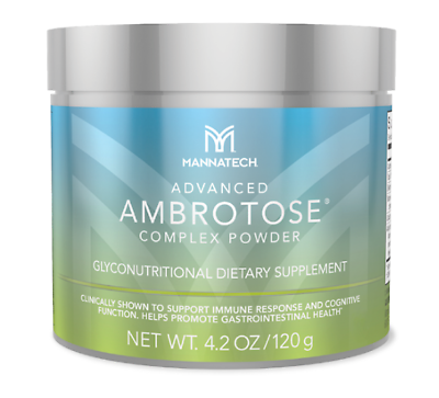 4 Canisters Mannatech Advanced Ambrotose Complex 120g Powder Immune Boost NEW