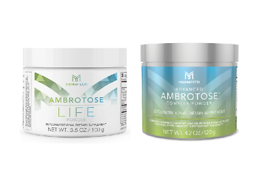 Mannatech Advanced Ambrotose 120g and Ambrotose LIFE 100g Combo Immune Boost NEW