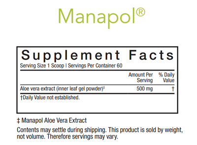 2 Cans Mannatech Manapol Immune Support Formula Powder Aloe Vera 30g each NEW