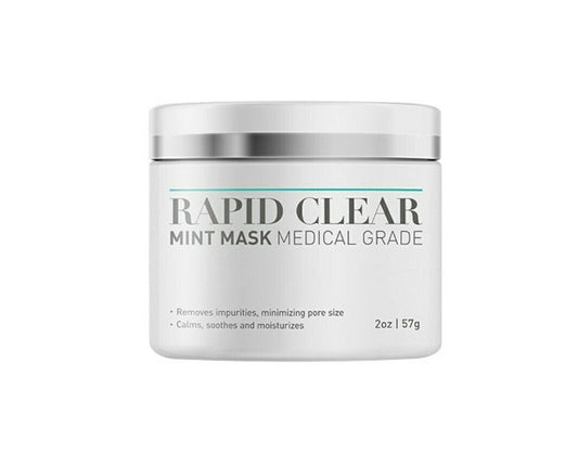 2 Packs iHealth Rapid Clear Mint Mask reduces acne, smooth wrinkles, deeply hydrate