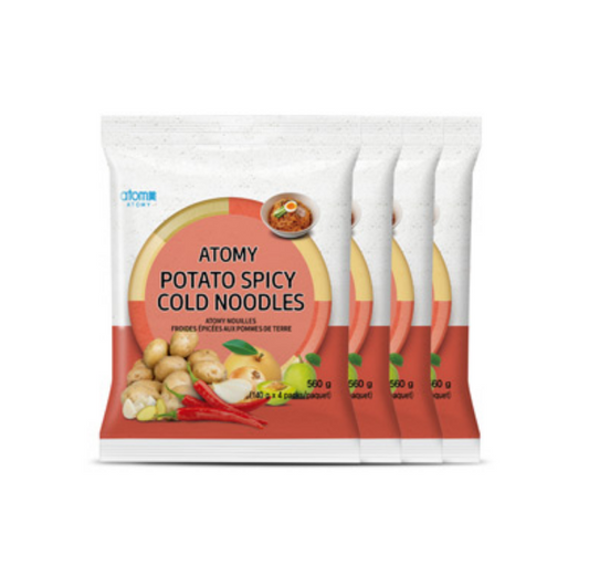 Atomy 土豆辣味冷面拉面 12 包韩国方便面纤维新品