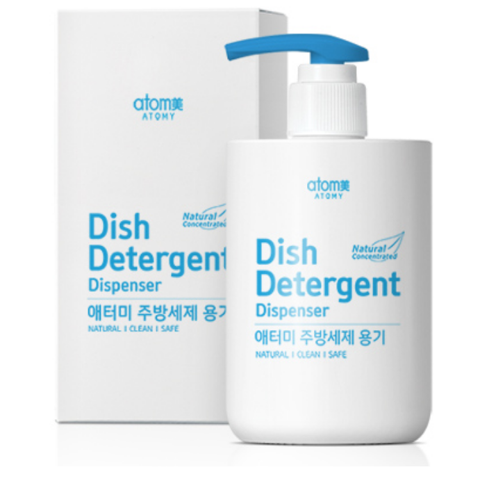 Atomy Dish Detergent Dispenser Durable Heat Resistant Container 10.1 fl.oz NEW