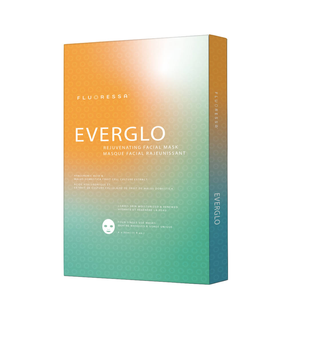 Fluoressa Everglo 焕肤面膜保湿焕肤 4 x 30ml 全新