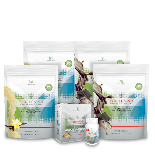 Mannatech TruHealth 30-Day Fat Loss System TruPLENISH TruSHAPE TruPURE 7pcs NEW