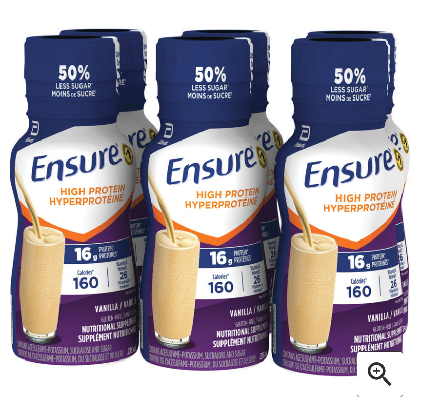 En sure High Protein Vanilla Drink Supplement Nutritious 6 x 235mL ea NEW