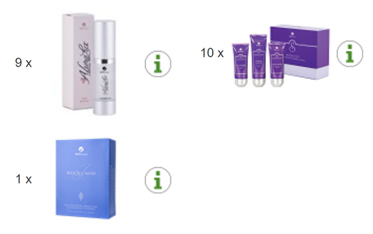 NHT Global Beauty Package BioCell SC Skindulgence 30 Minute Alura Lux 20pcs NEW