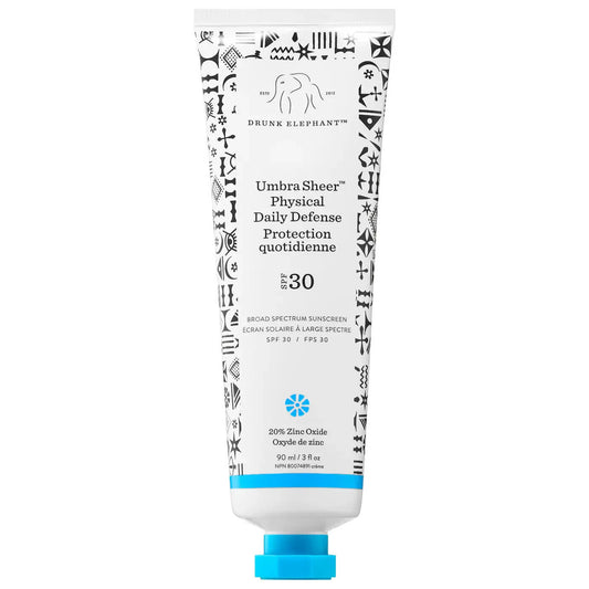 Drunk Elephant Umbra Sheer Physical 日常防御防晒霜 SPF30 UVA 90ml 全新