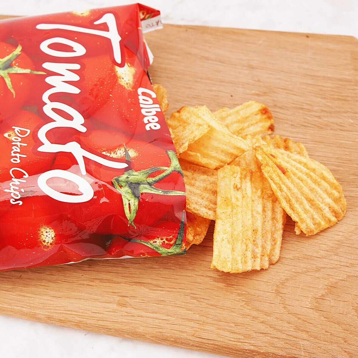 3 Packs Calbee Tomato Vegetable Flavor Savory Snack Fried Crispy 55g ea NEW