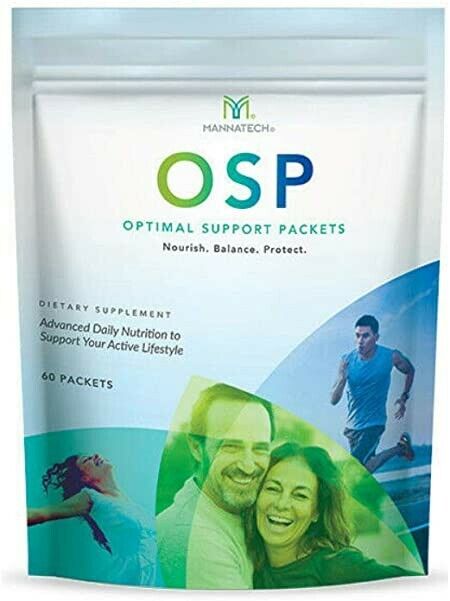 4 Bags Mannatech Optimal Support Packets OSP 60 Packets Multivitamin Support NEW