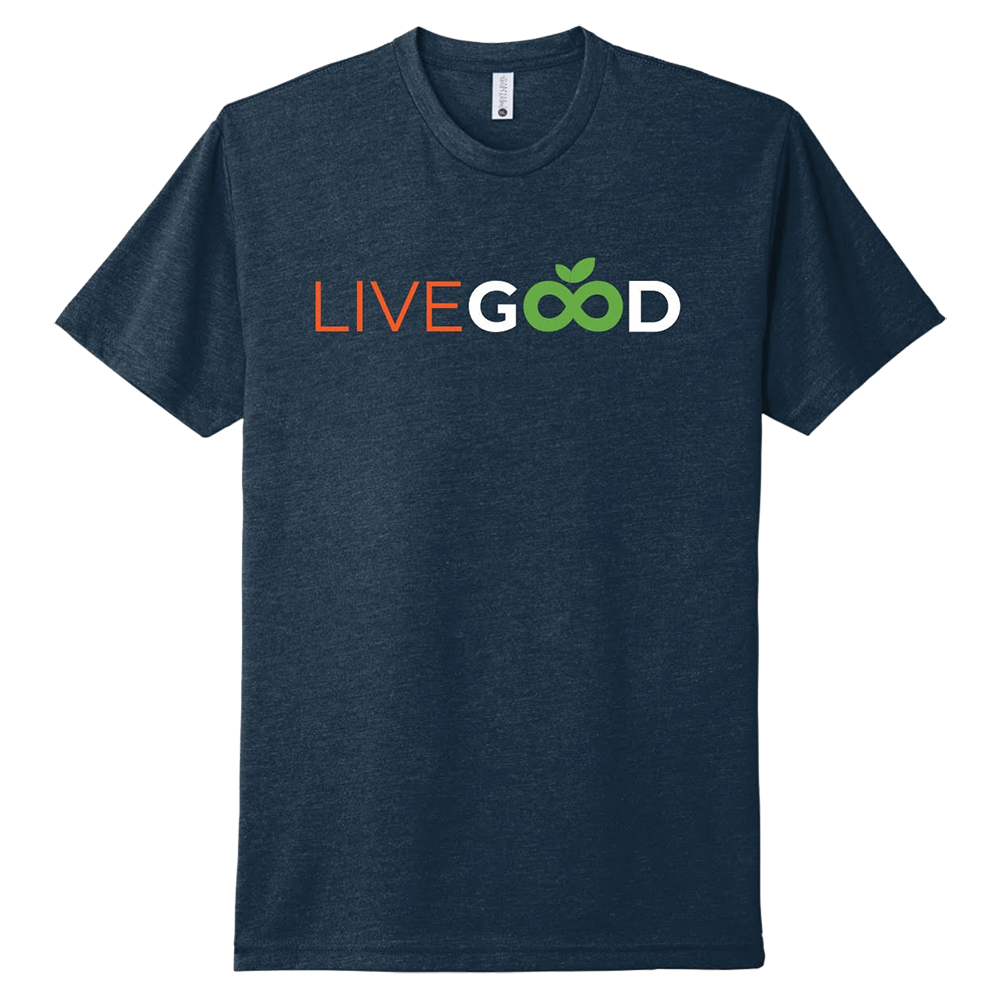 LiveGood T 恤 海军蓝 小码 时尚 高品质 耐用 1 件 全新