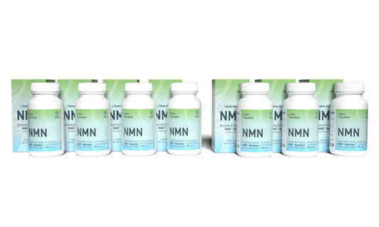 4+3 瓶 iHealth NMN NAD 增强剂基因平衡基本增强剂 60 粒胶囊新品