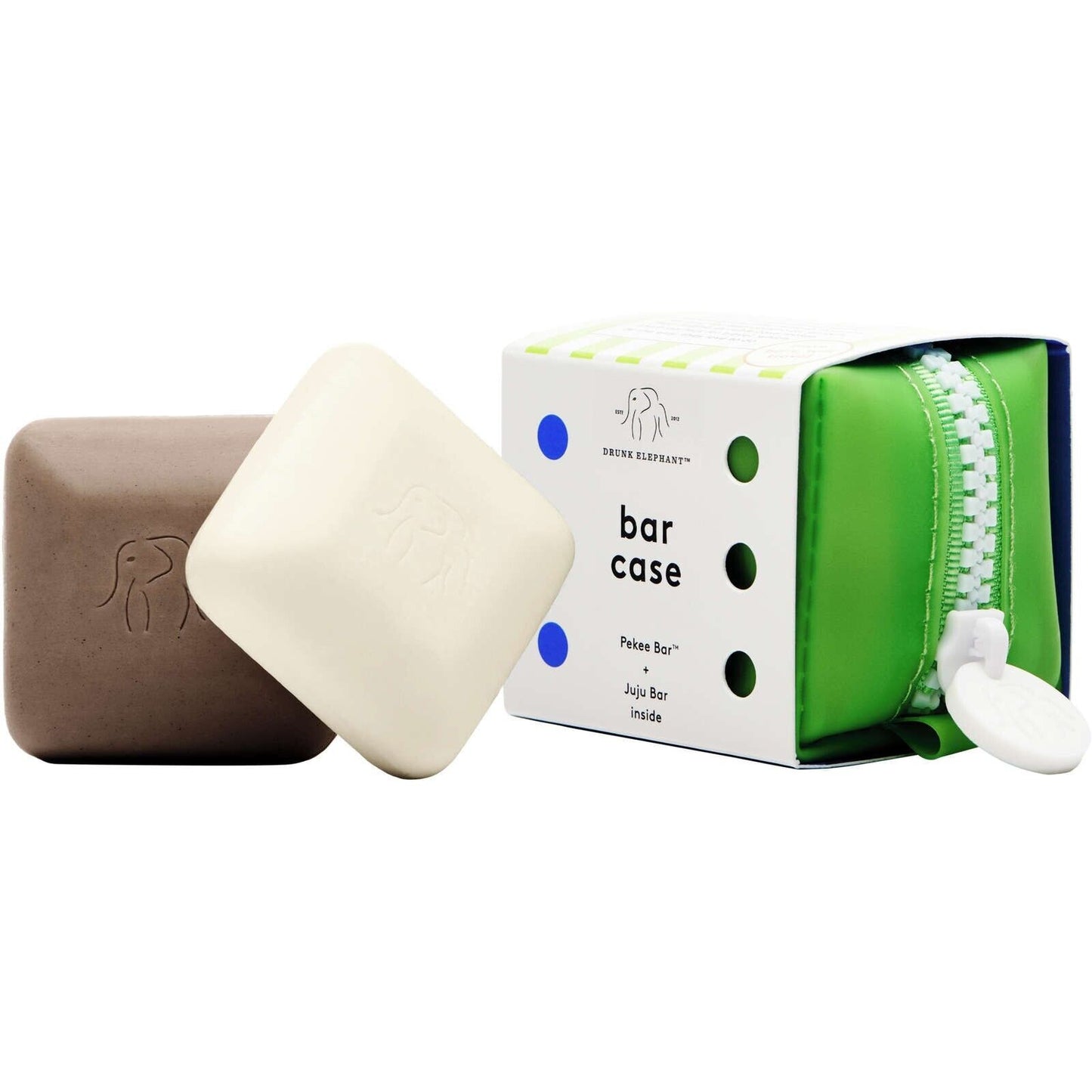 Drunk Elephant Baby Juju Bar + Baby Pekee Bar Travel Duo Bars w Bag 3pcs NEW