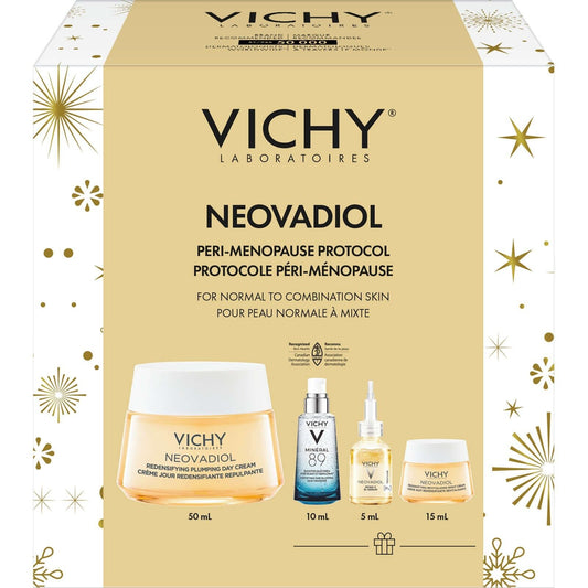 薇姿 Neovadiol 围绝经期日霜 混合性皮肤套装 重塑 4 件装 全新