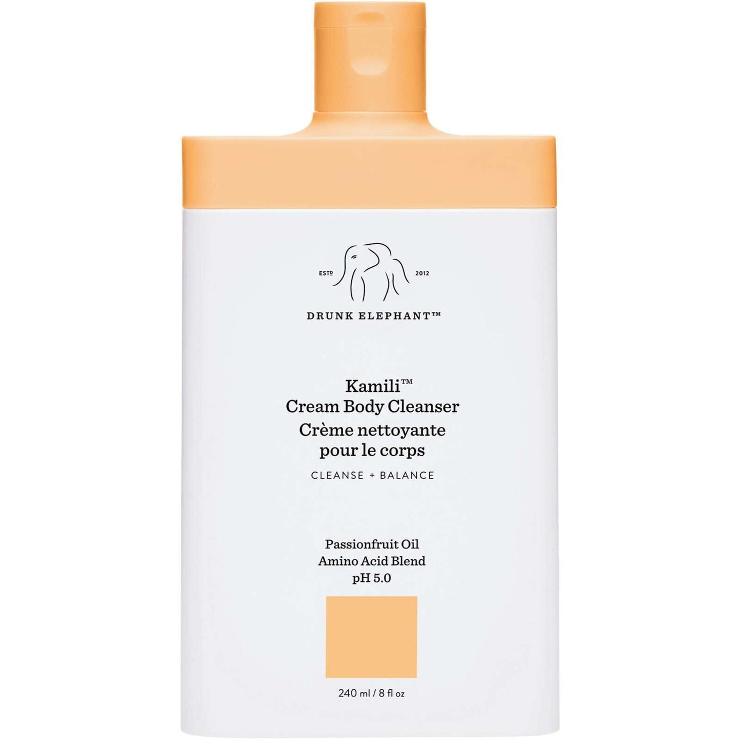 Drunk Elephant Kamili Cream Body Cleanser Gently Ultra Mild Plants 240ml NEW