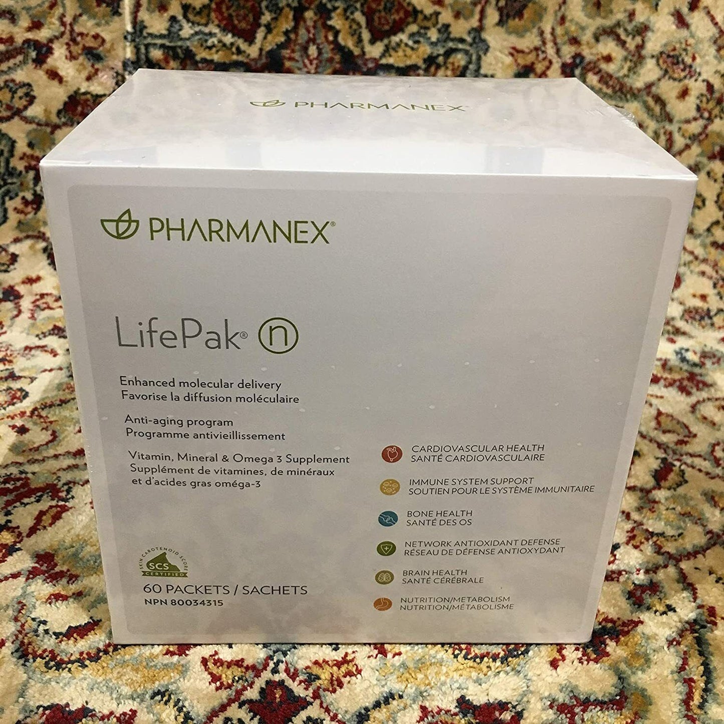 Nu Skin NuSkin Pharmanex Lifepak Nano 60 包 + ageLOC Vitality 全新密封