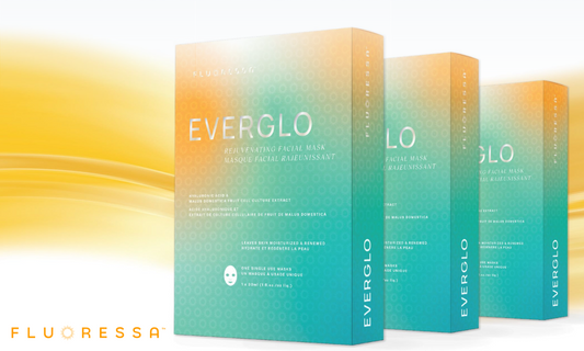 3 盒 Fluoressa Everglo 焕肤面膜 保湿焕肤 4x30ml 全新