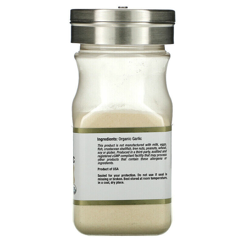 California Gold Nutrition FOODS Organic Garlic Powder Spice Flavoring 2.6 oz NEW