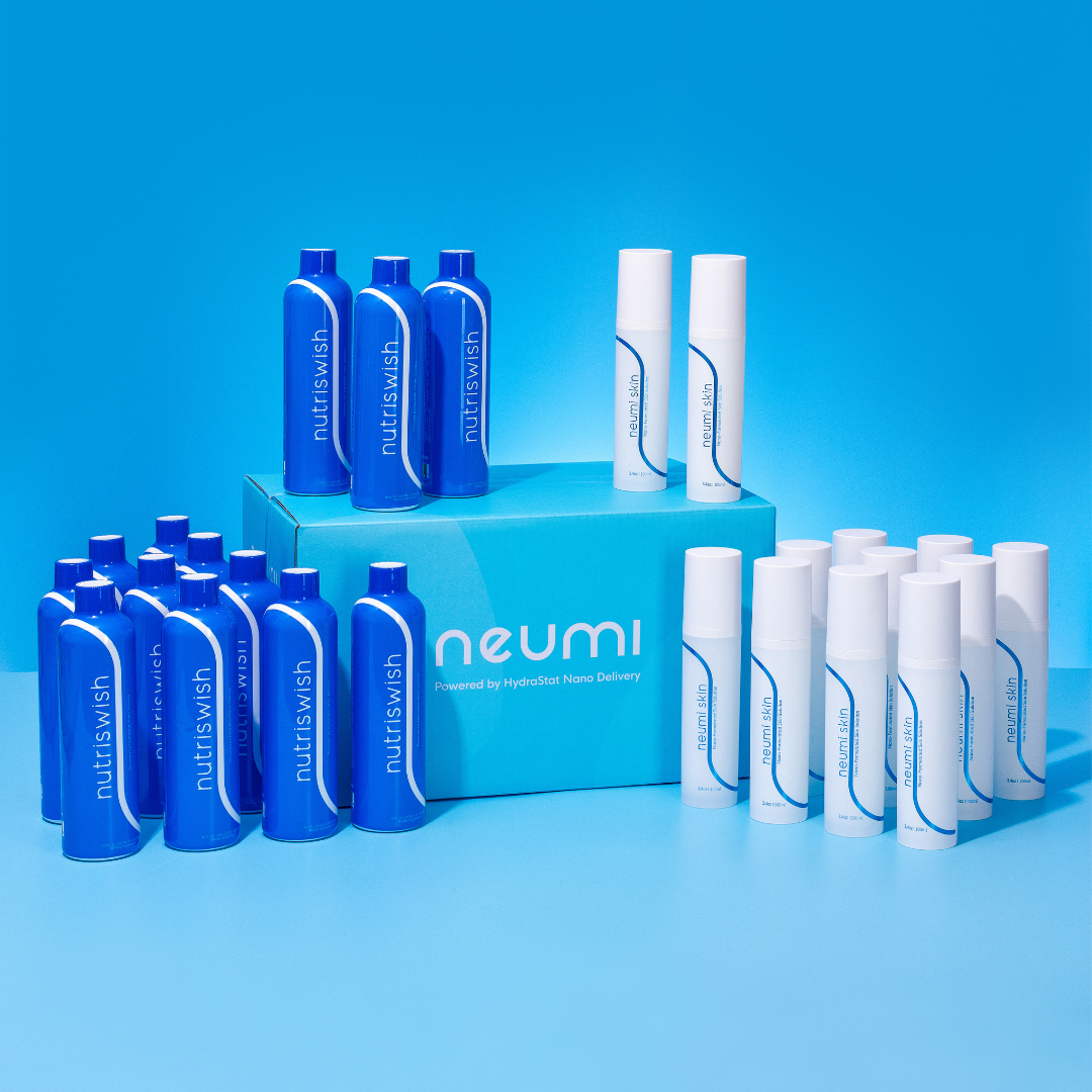 Neumi Combo Bundle Pack 12 Bottles Neumi Skin 13 Bottles NutriSwish 25 pcs NEW