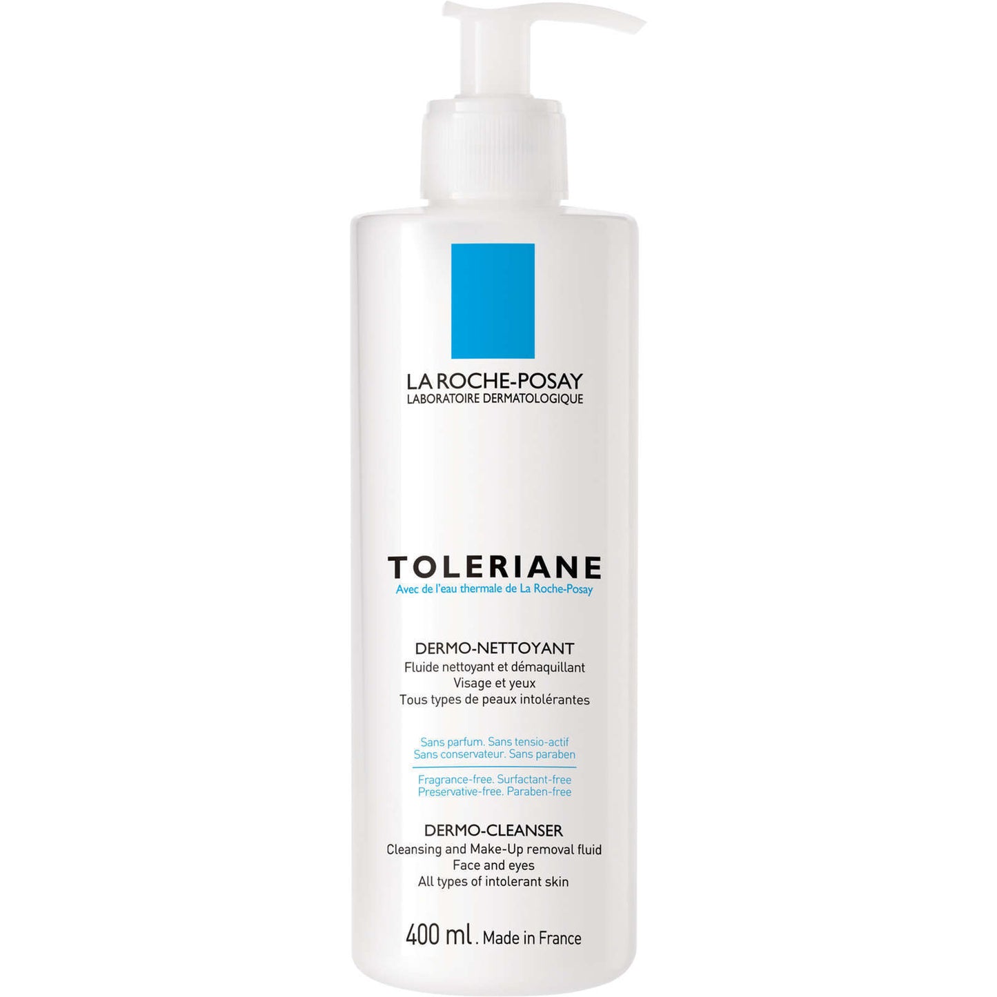 La Roche-Posay Toleriane Dermo-Cleanser No-Rinse Facial Makeup Remover 400ml NEW