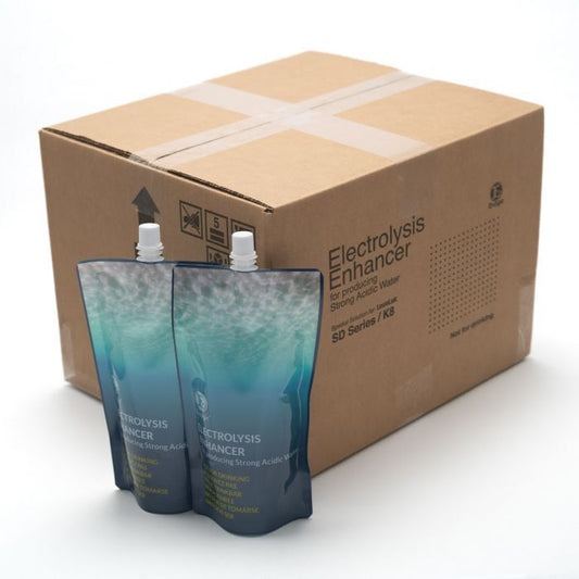 Enagic Kangen Leveluk Electrolysis Enhancer Fluid (30 pouches) 400g each NEW