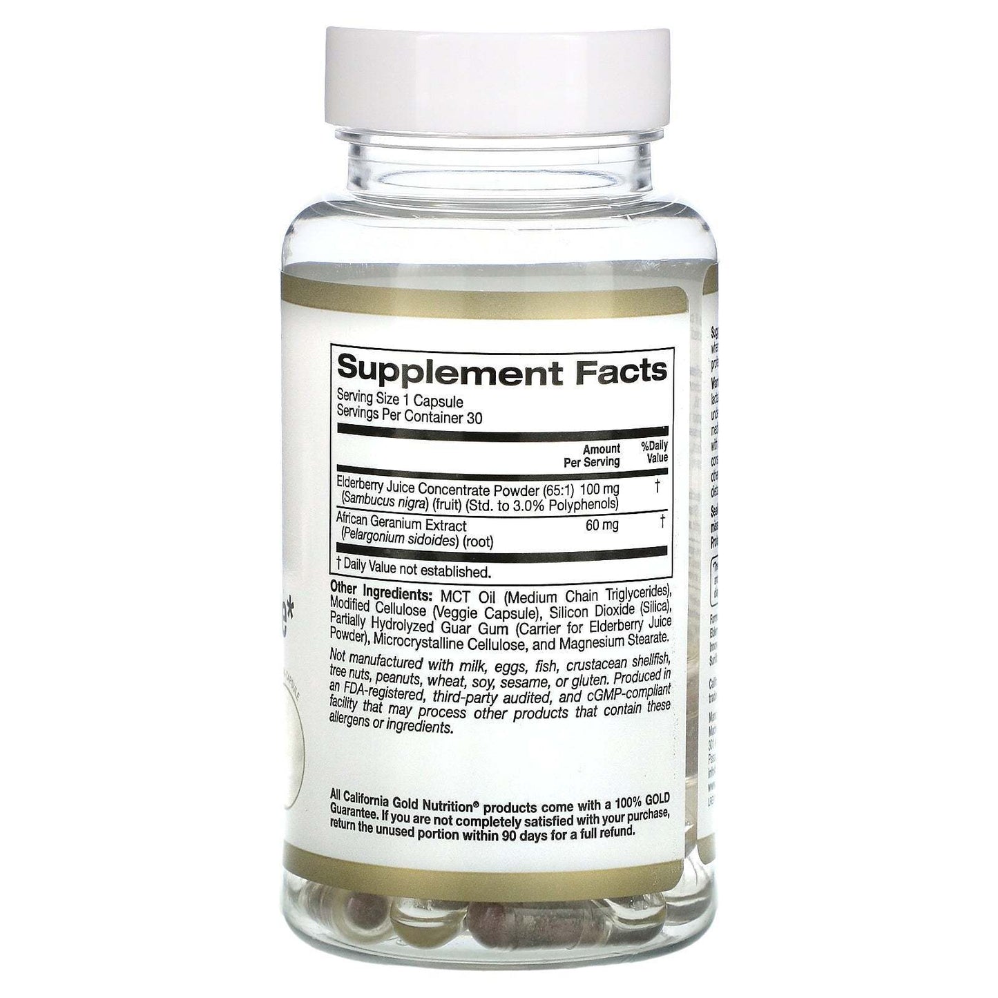 California Gold Nutrition Immune Respiratory Care Eldermune 30 Veg Caps NEW