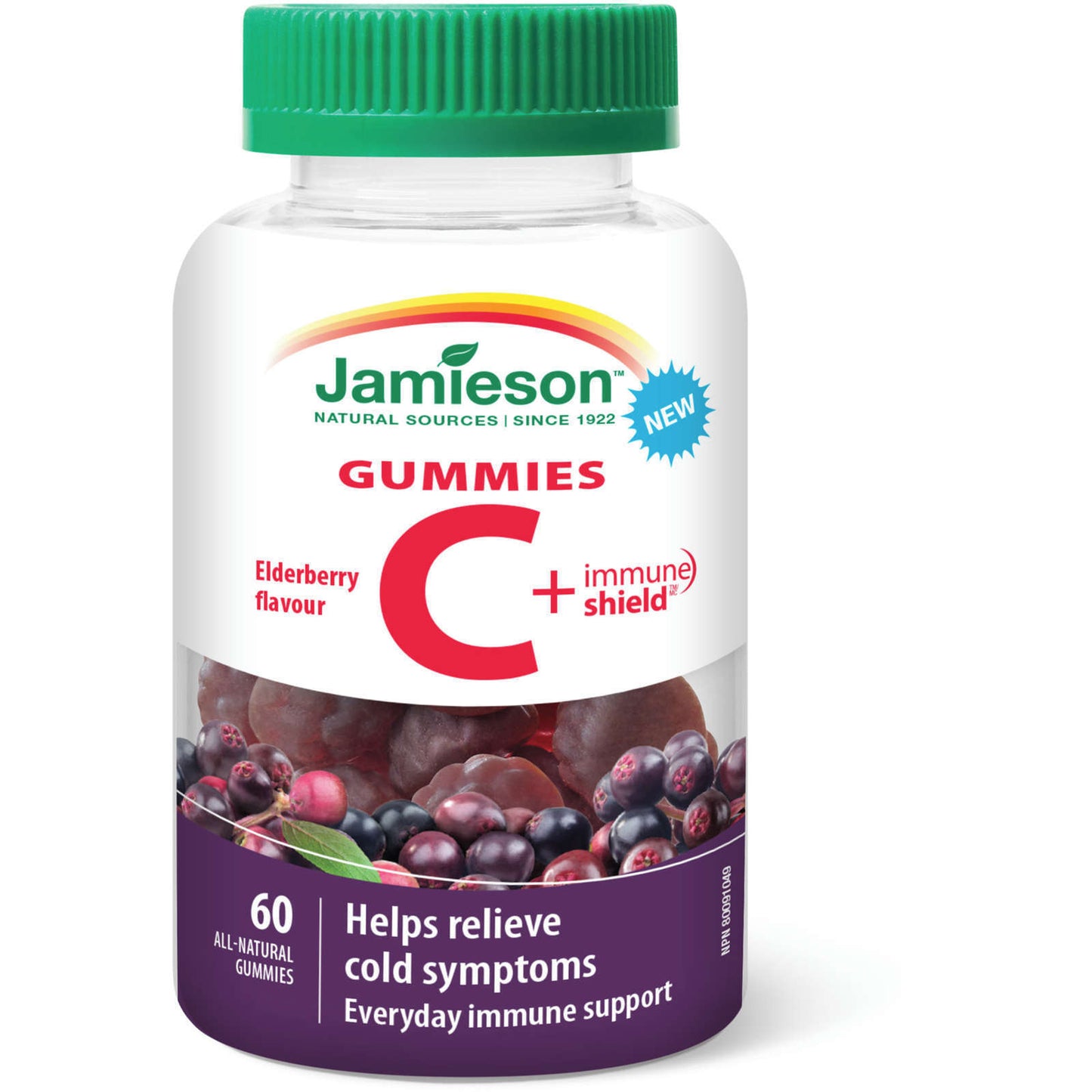 Jamieson 维生素 C + 免疫盾软糖每日缓解感冒症状 60 片 全新