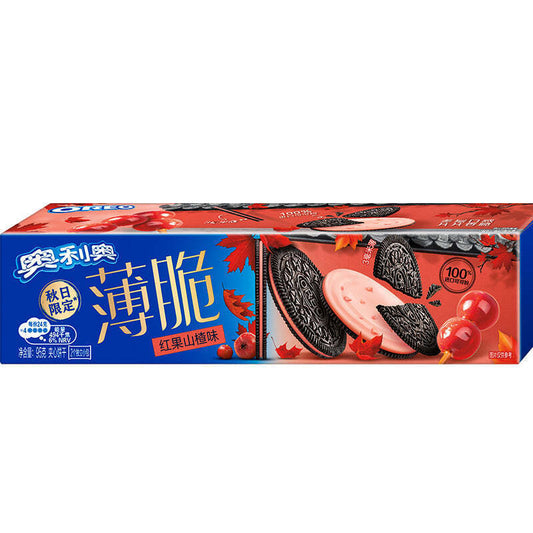 Oreo Red Hawthorn Flavor Limited Edition 3mm Thick Healthy Nutritious 190g NEW