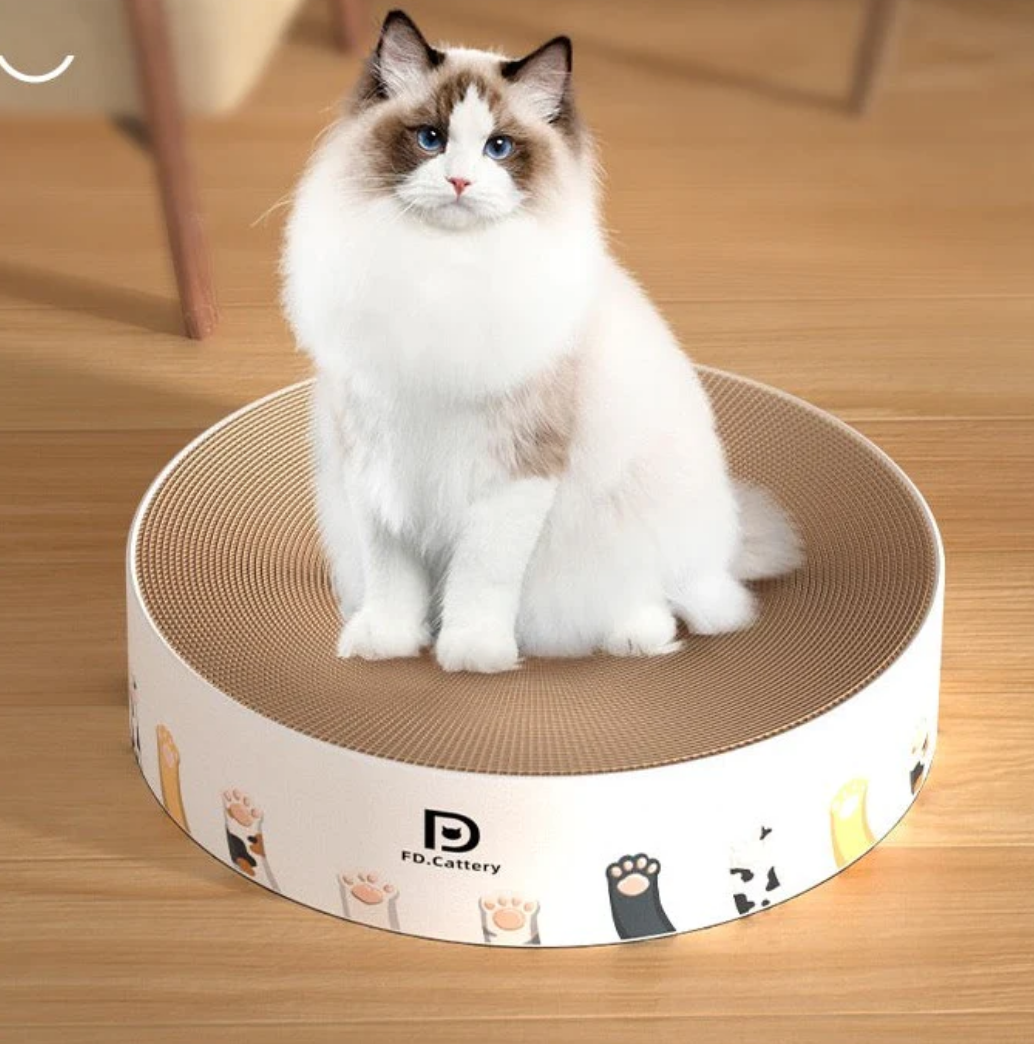 Miaofairy Cat Scratch Board Pet Use Toy Practical Daily Use 41*41*10 cm NEW