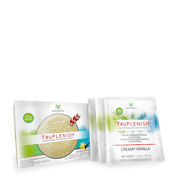3 Boxes Mannatech TruPLENISH Single Serve Pouches Creamy Vanilla 14 Servings NEW