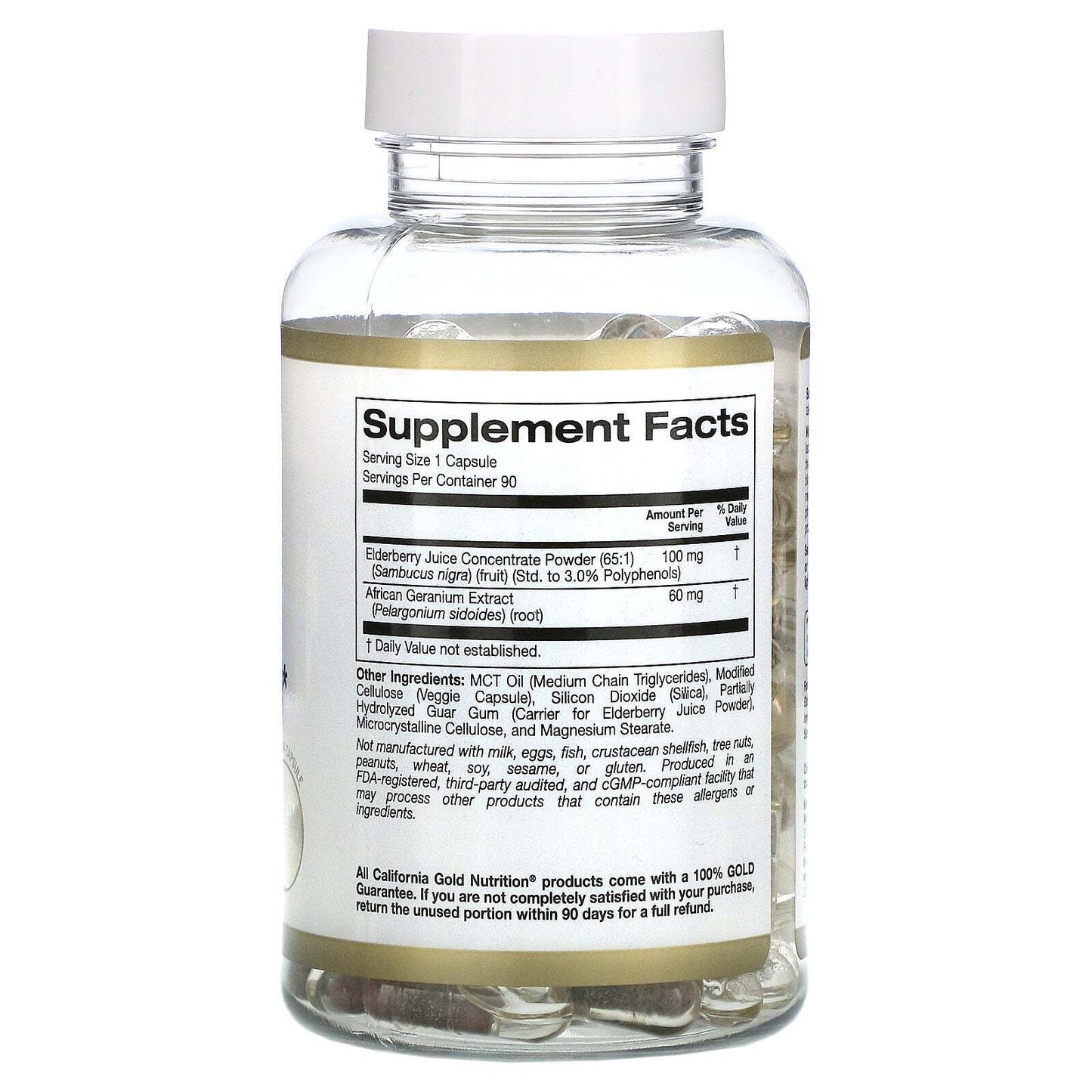 California Gold Nutrition Immune Respiratory Care Eldermune 90 Veg Caps NEW