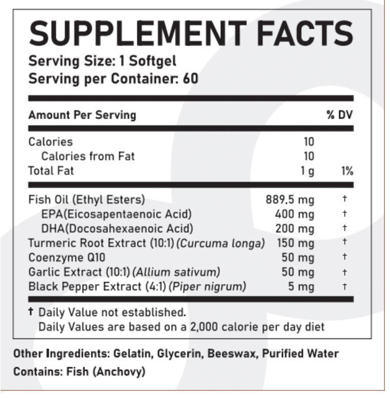 LiveGood Factor4 Advanced Inflammation Management Heart Immune 60 Softgels NEW