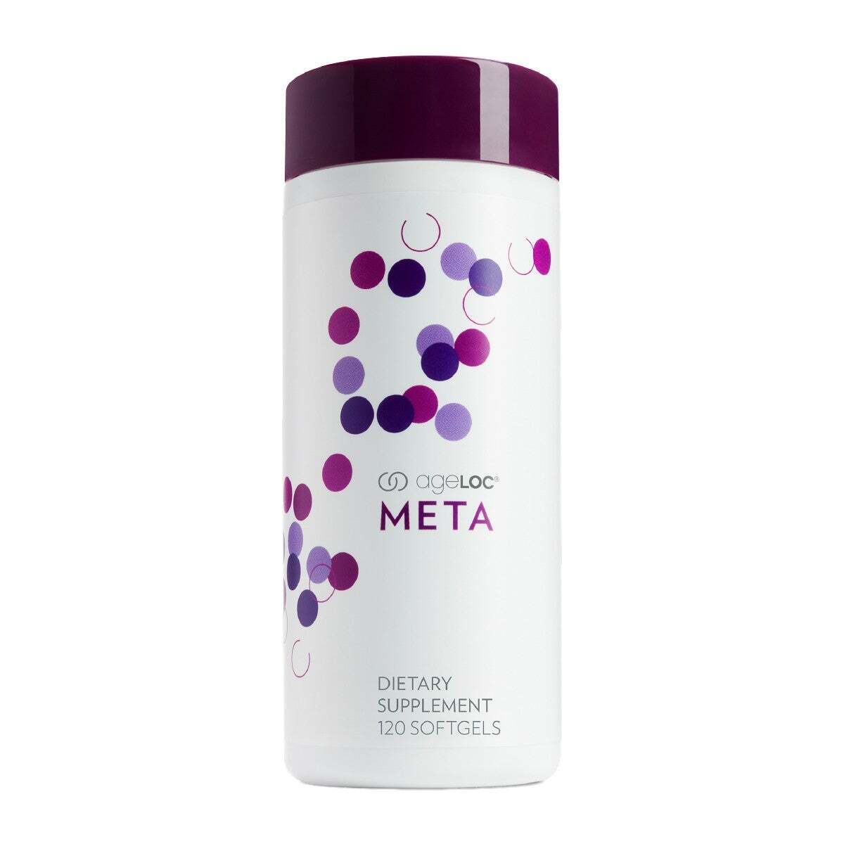 3 Bottles Nu Skin ageLOC Meta Groundbreaking Purple Berry Rice 120 Softgels NEW
