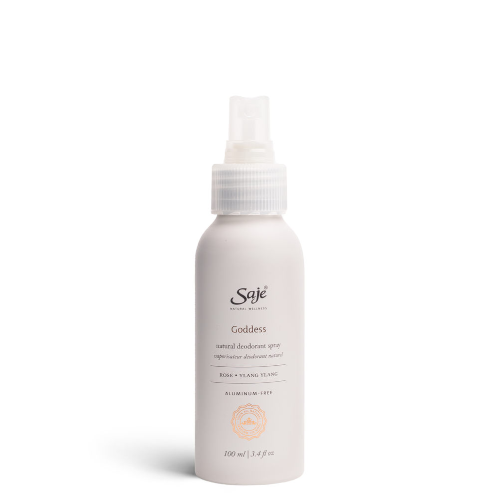 Saje Goddess 矿物盐喷雾除臭剂天然保护剂 100ml 新品