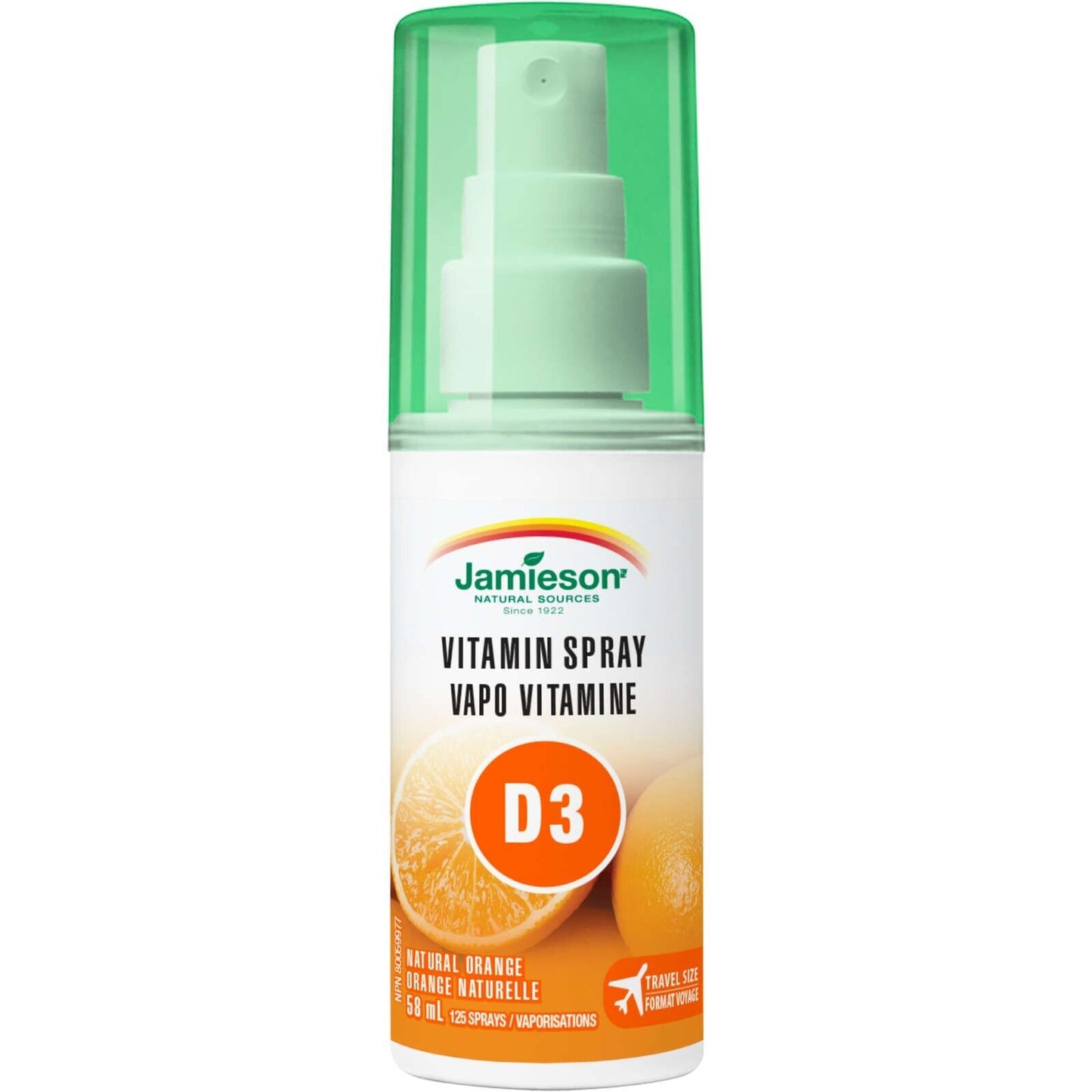 Jamieson 维生素 D 1,000 IU 天然橙子味喷雾 Good Health 58ml 全新