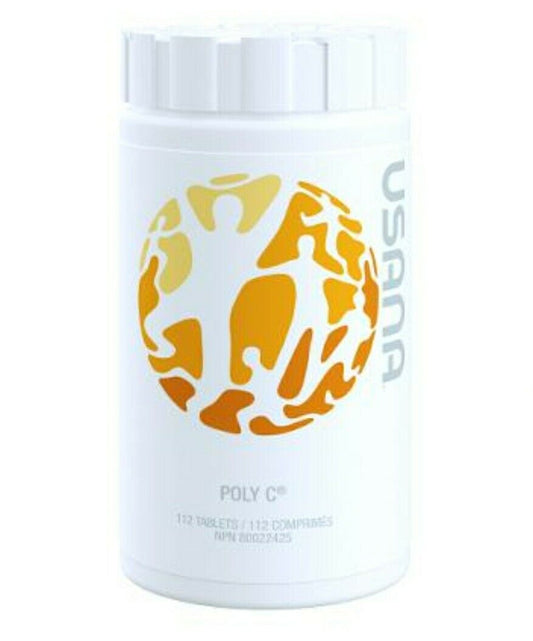 Usana Poly C 112 片维生素 C 免疫支持健康生物类黄酮新品