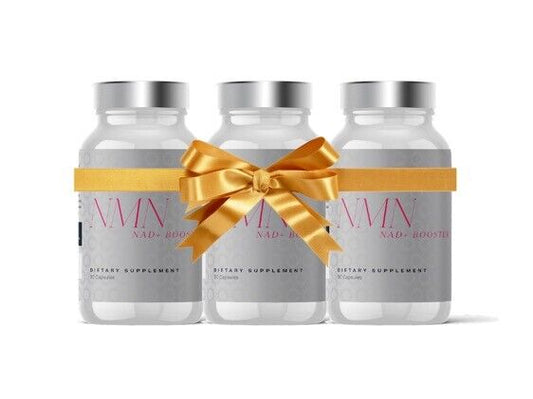 3 瓶 Fluoressa NMN NAD+ 增强剂入门增强剂包 30 粒胶囊 全新