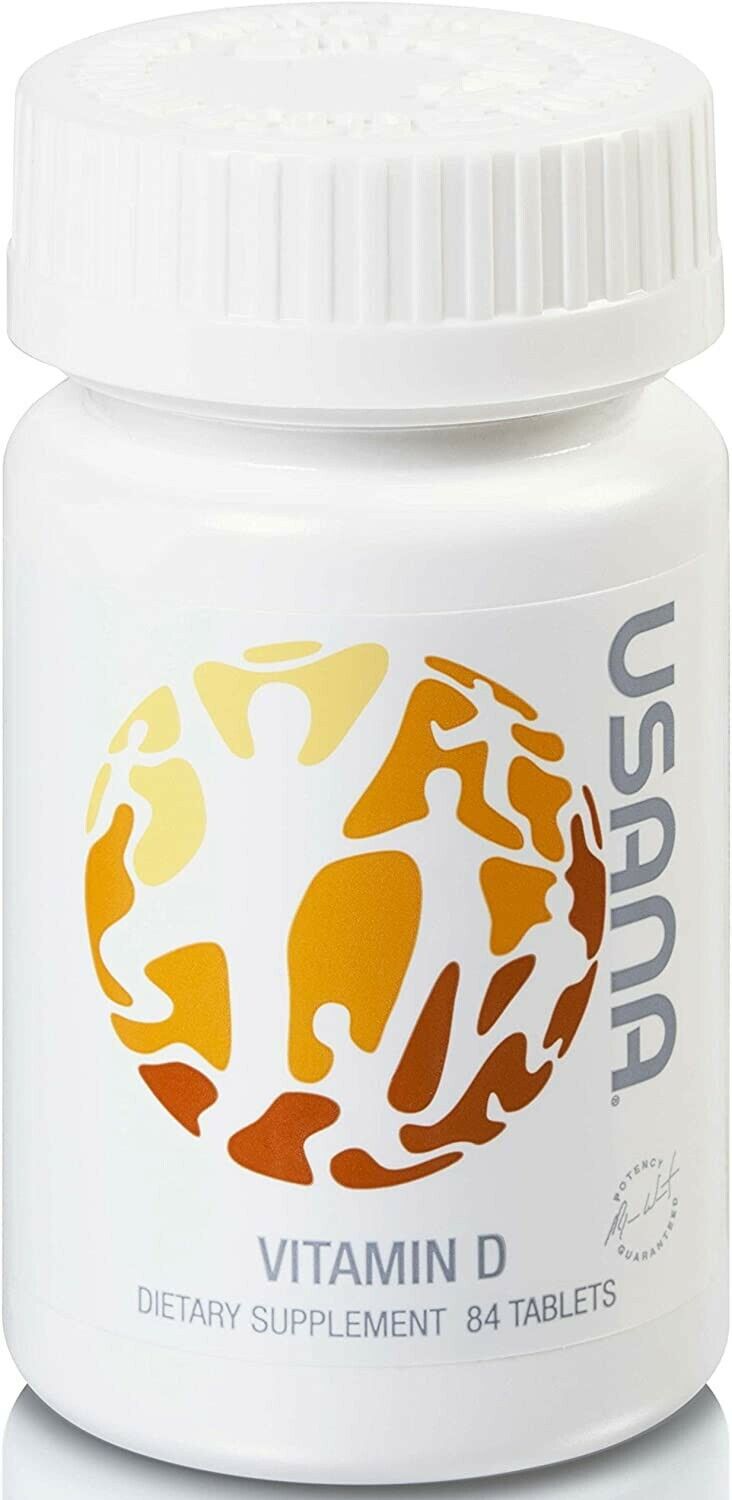 3 瓶 USANA 极强效补充剂,用于对抗维生素 D 缺乏症