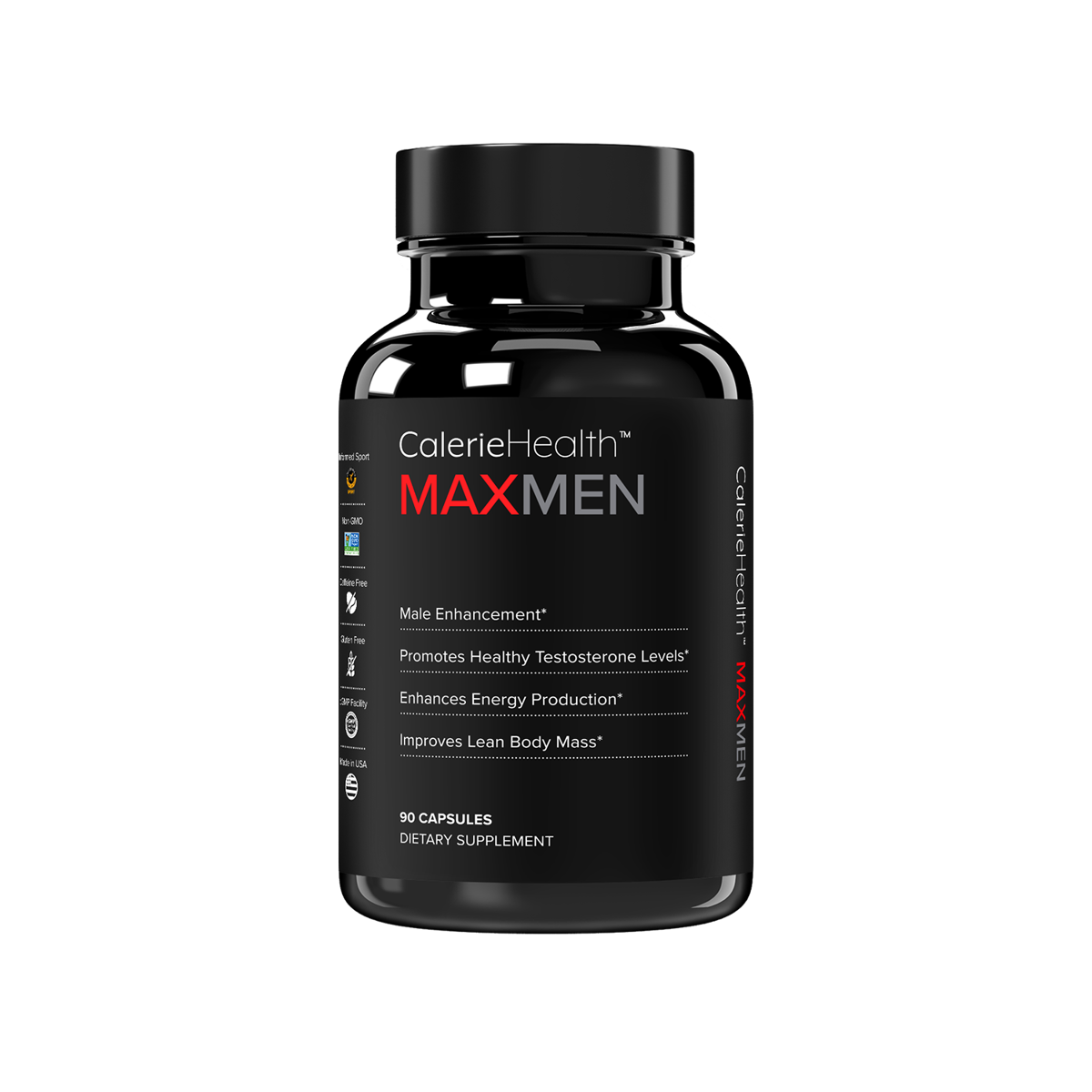 2 Bottles Calerie Health Maxmen Ashwagandha Chromium Zinc Men 90 Caps ea NEW