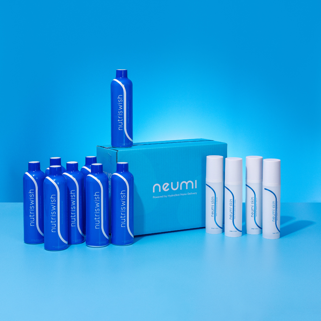 Neumi Lifestyle Pack Combo 4 Bottles Neumi Skin 8 Bottles NutriSwish 12 pcs NEW