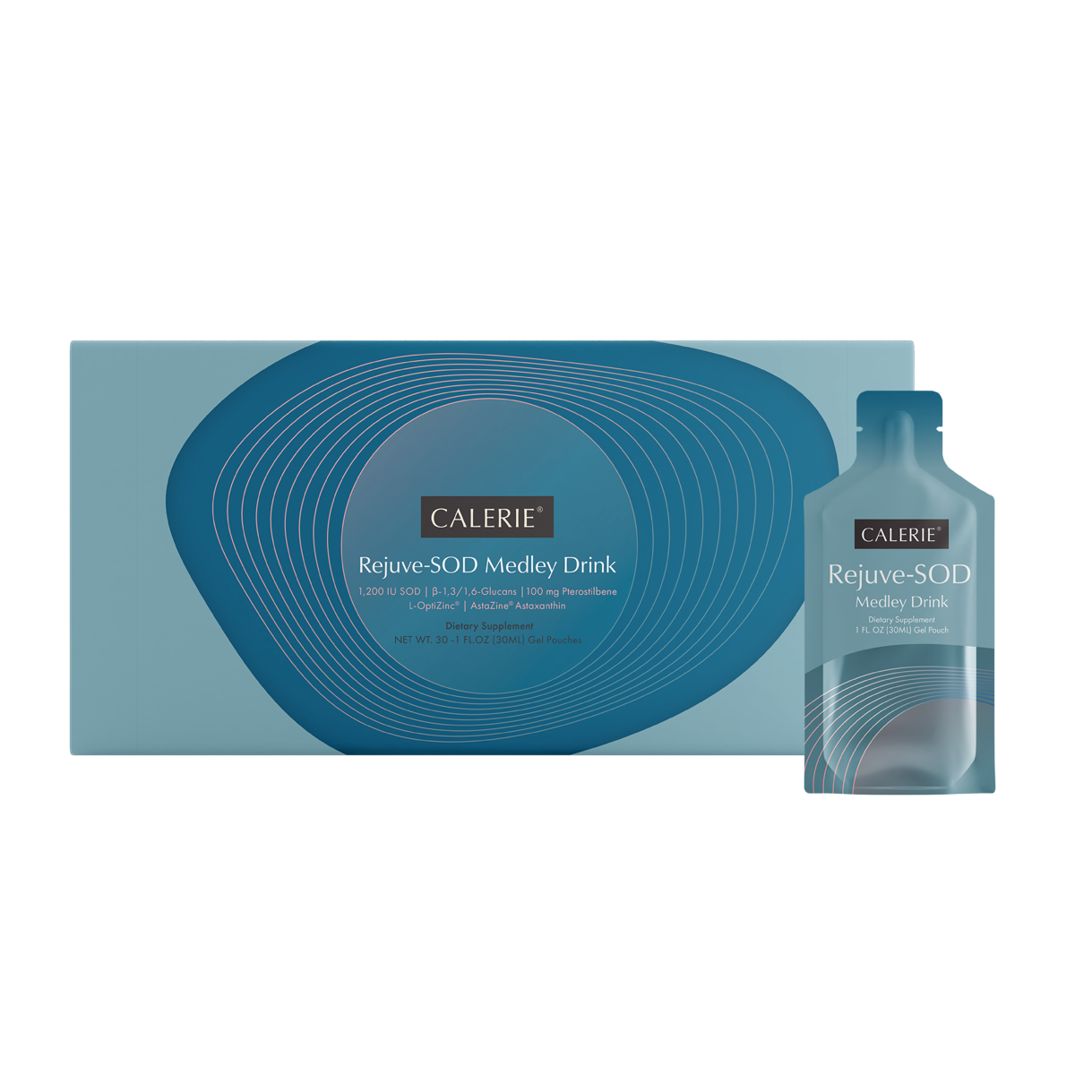 2 Packs Calerie Health Rejuve Medley Drink Cellular Anti-Aging 30 x 1 fl.oz NEW