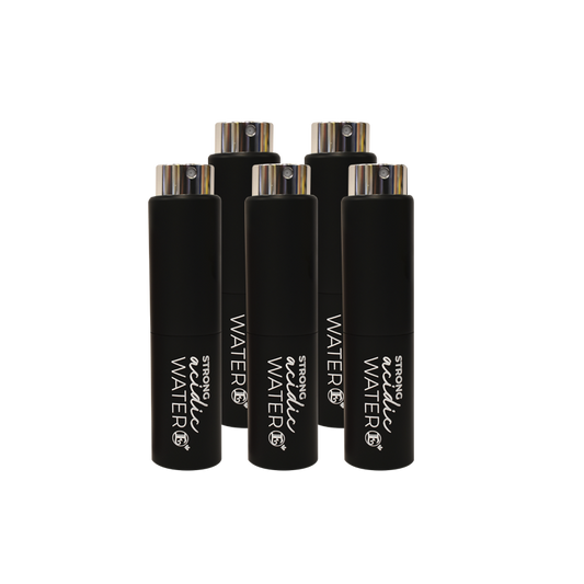 Enagic Kangen Leveluk Handy Spray Modern Design 20 mL Black 5 Bottles Water NEW