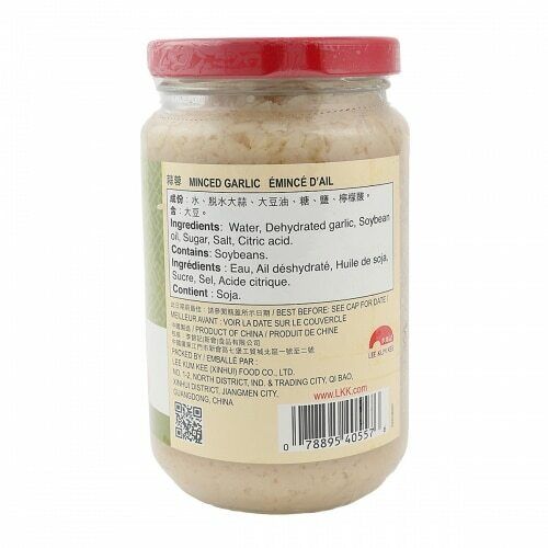 3 Bottles Lee Kum Kee Minced Garlic Fresh Tasty Aromatic Flavor 326g ea NEW