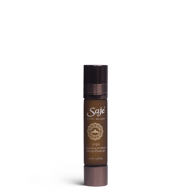 Saje 瑜伽接地油混合物镇静超能力寻找中心正念 10ml 全新