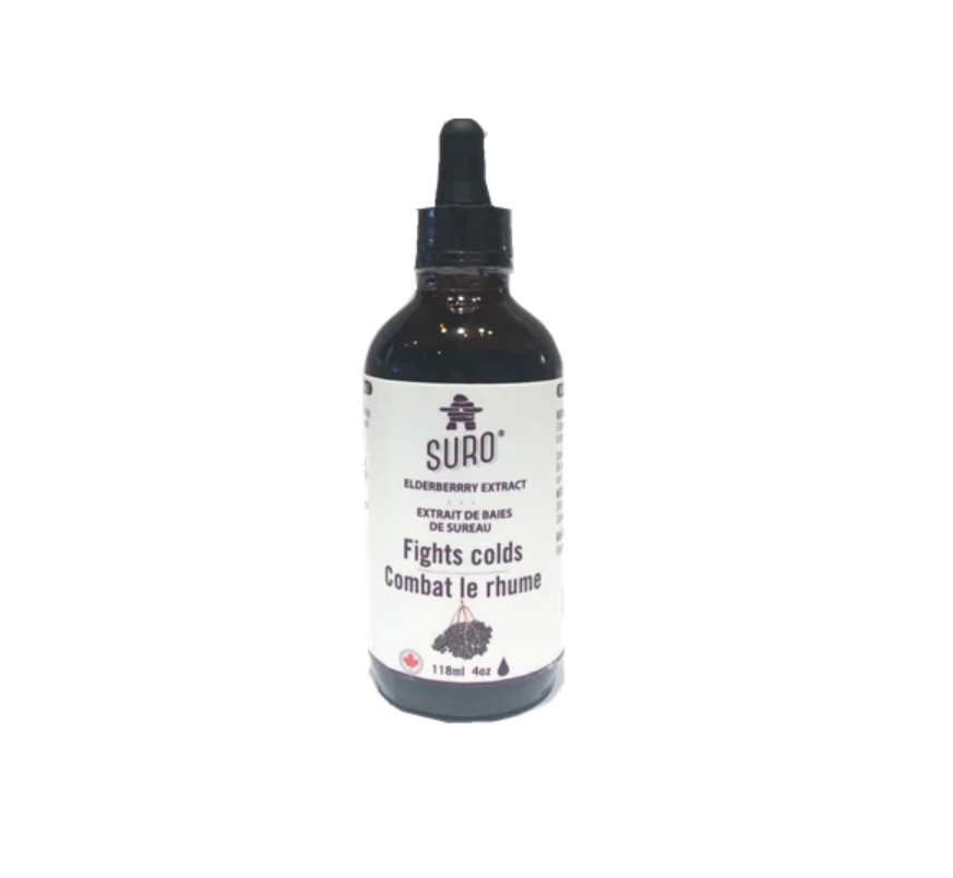 Suro Organic Elderberry Tincture Allergy Fighting Preventative Remedy 118ml NEW