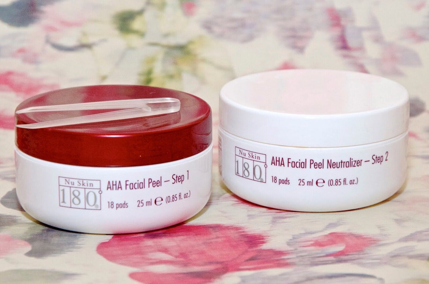 3 套 Nu Skin 180 AHA 面部去角质霜和抗衰老中和剂 2x1 液体盎司/套
